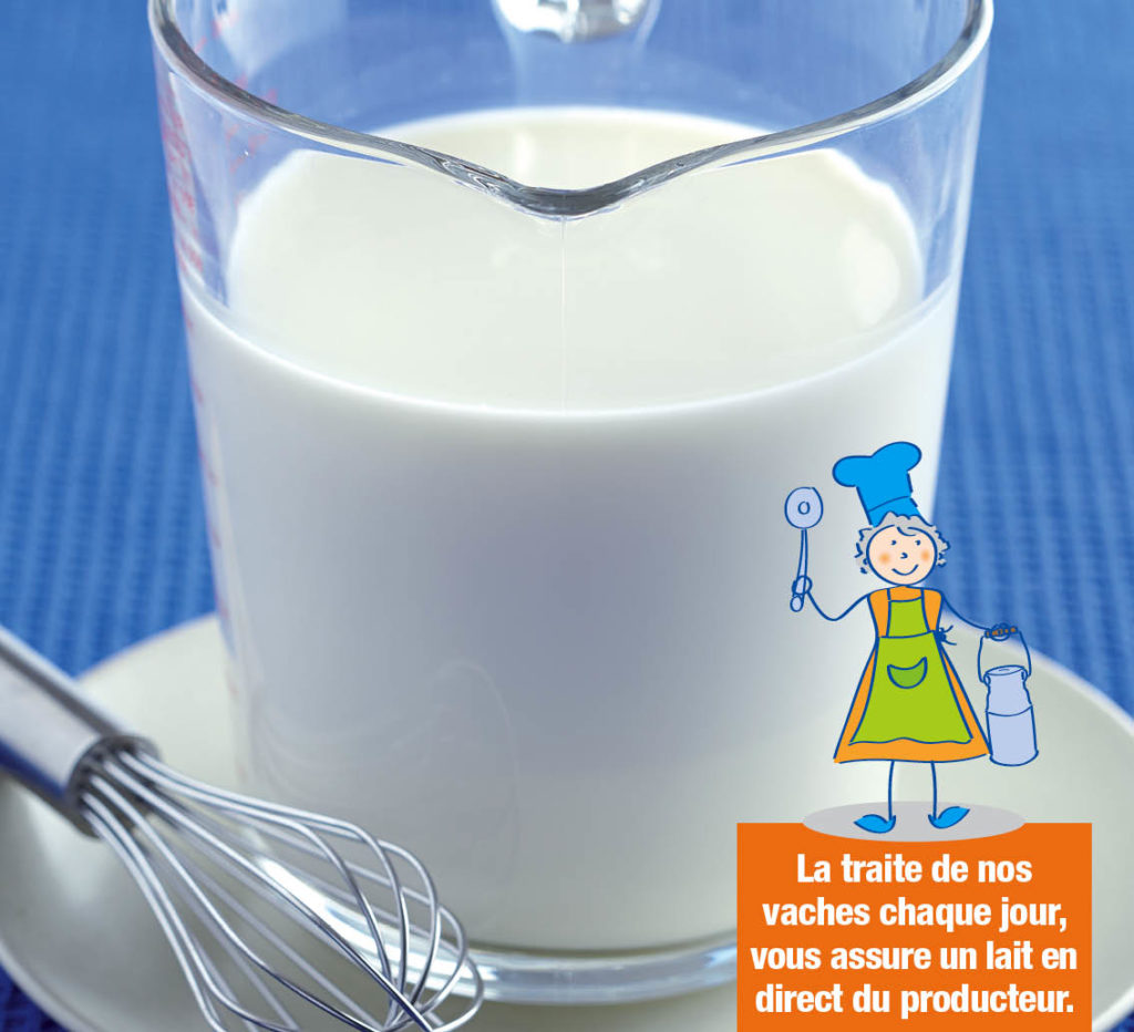 Le lait cru entier de la Ferme Tartifume - La Ferme Tartifume